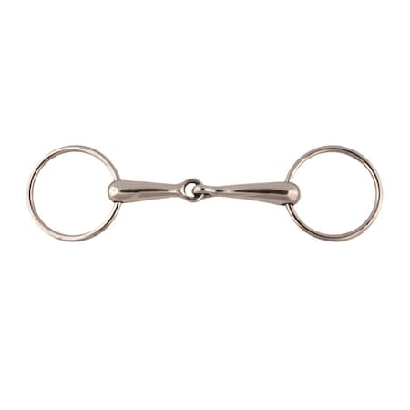 Jacks Imports Stainless Steel Loose Ring Snaffle Bit 6.25"DRAFT 20122-6-1/4